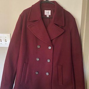 Old Navy Plus Size Red Peacoat